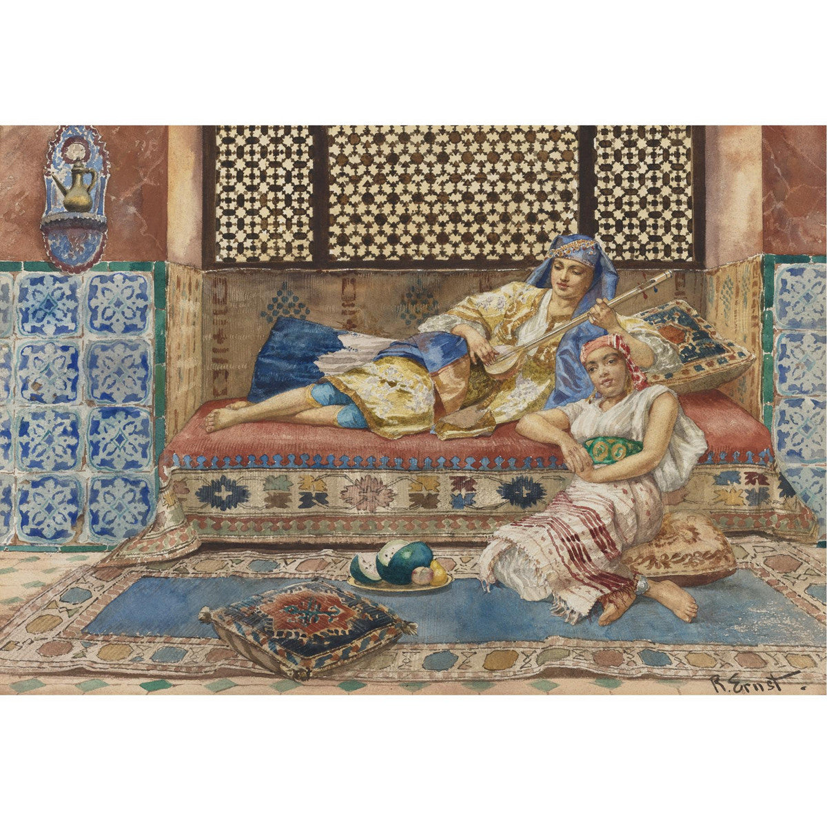 Rudolph Ernst - Harem Song-Reproduction-Get Custom Art