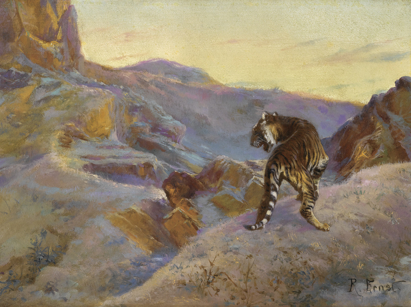 Rudolph Ernst - Tiger in the Mountains