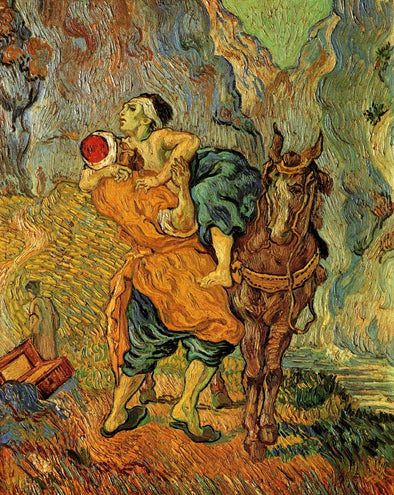 Vincent van Gogh - The Good Samaritan After Delacroix
