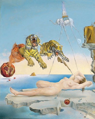 Salvador Dali - Dream Caused by the Flight of a Bee around a Pomegranate a Second before Wakening up