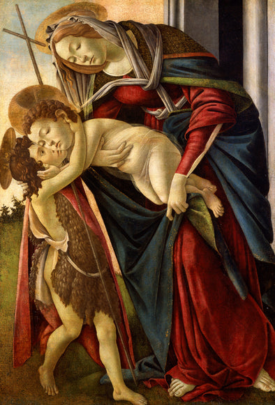 Sandro Botticelli - Madonna and Child with John the Baptist