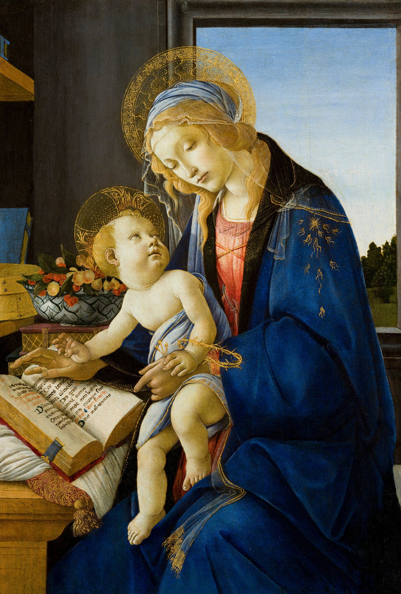 Sandro Botticelli - Madonna of the Book