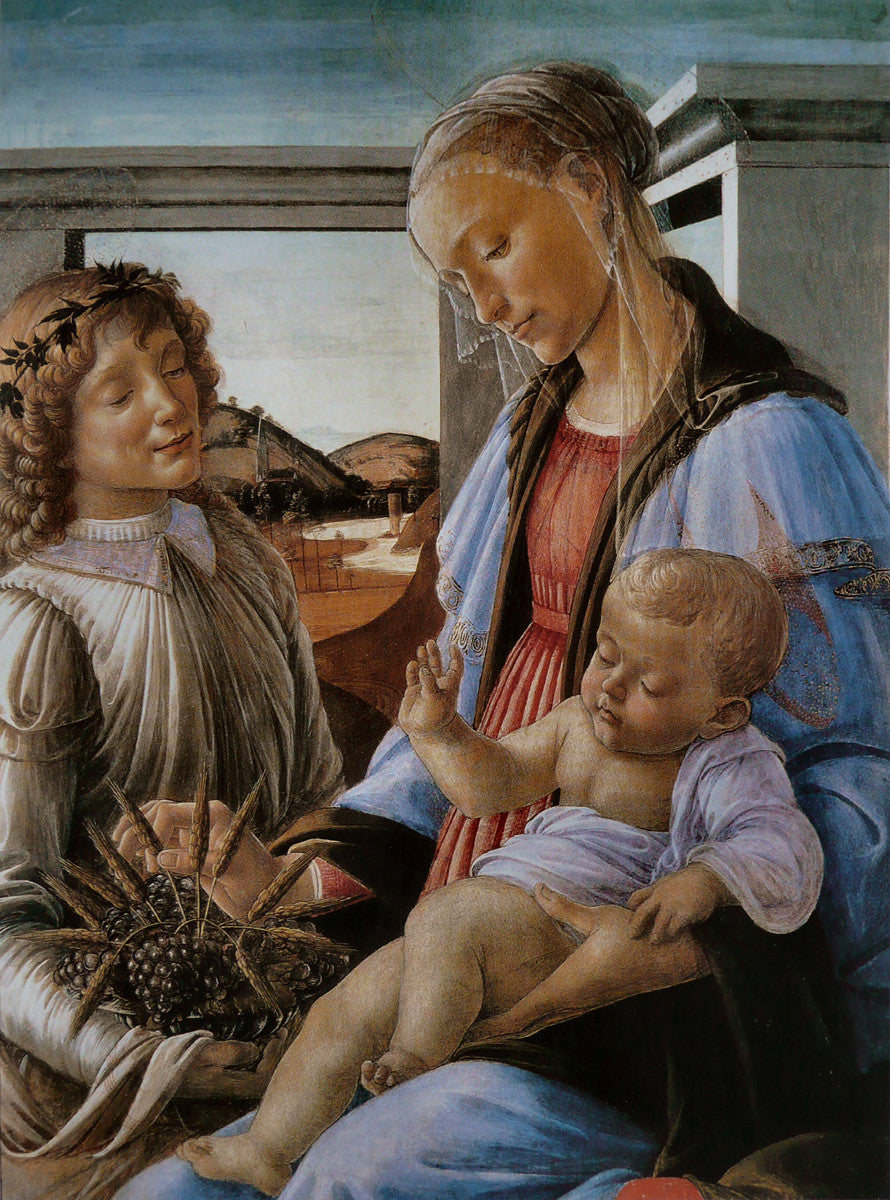 Sandro Botticelli - Virgin and Child with an Angel