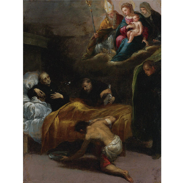 Scarsellino - Death of Saint Dominic with the Virgin and Other Saints