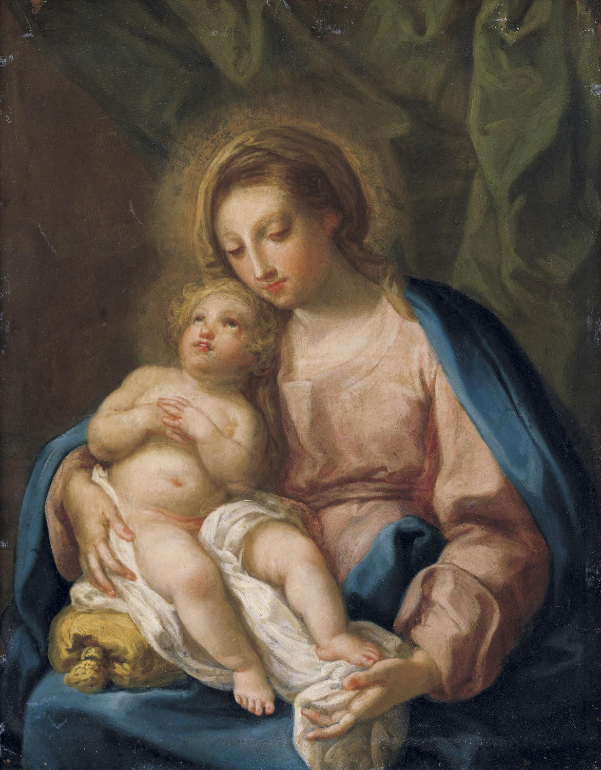 Sebastiano Conca - Madonna and Child-Reproduction-Get Custom Art