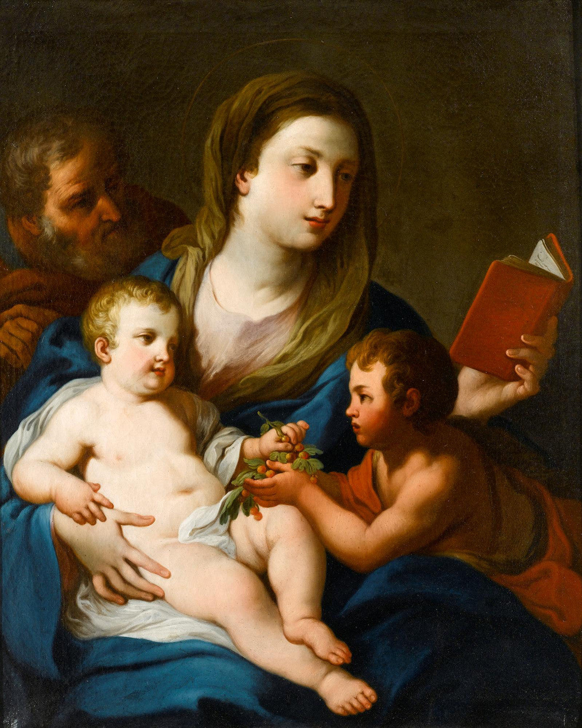Sebastiano Conca - The Holy Family with the Infant-Reproduction-Get Custom Art