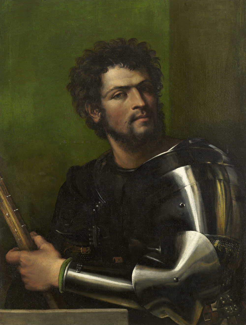 Sebastiano del Piombo - Portrait of Man In Armor-Reproduction-Get Custom Art