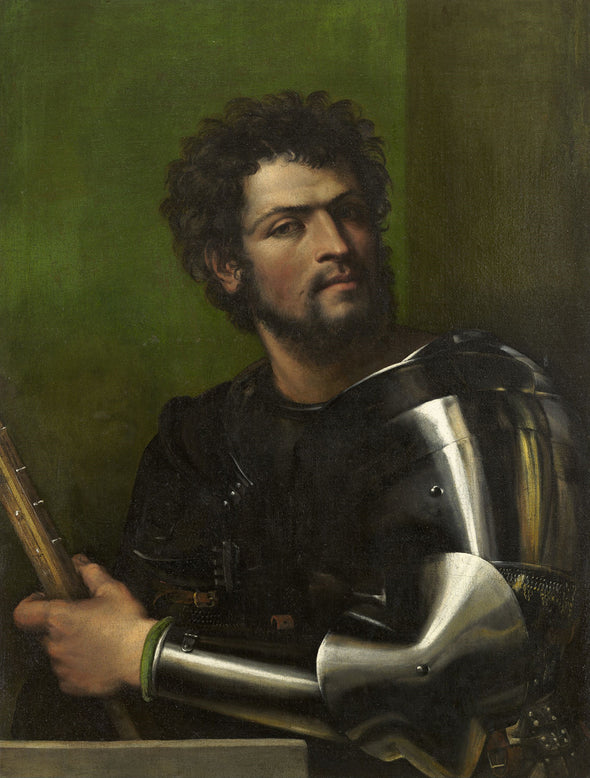 Sebastiano del Piombo - Portrait of Man In Armor