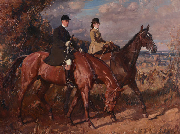 Sir Alfred James Munnings - Going to the meet, Captain