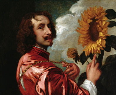 Sir Anthony van Dyck - Self-Portrait With a Sunflower