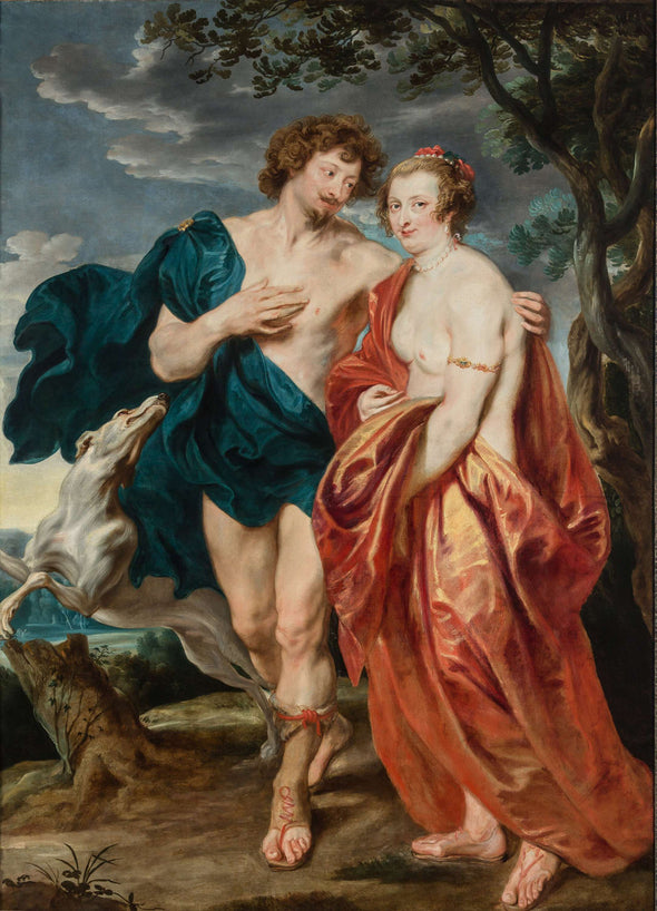 Sir Anthony van Dyck - Sir George Villiers and Lady Katherine Manners as Adonis and Venus