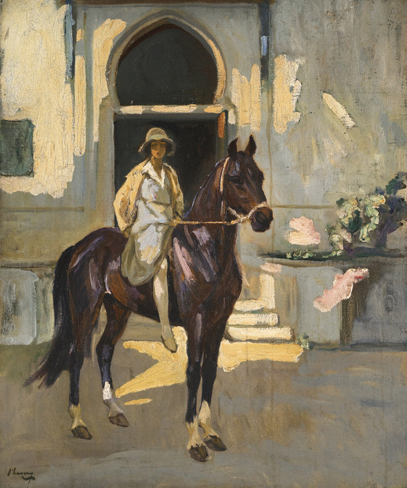 Sir John Lavery - Alice on Sultan, Tangier