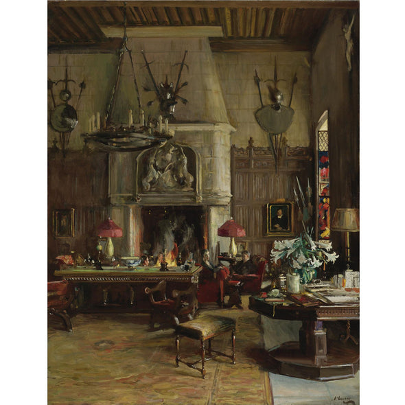 Sir John Lavery - The Gothic Room