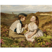 Sophie Anderson - It'S Touch and go, to Laugh or No-Reproduction-Get Custom Art