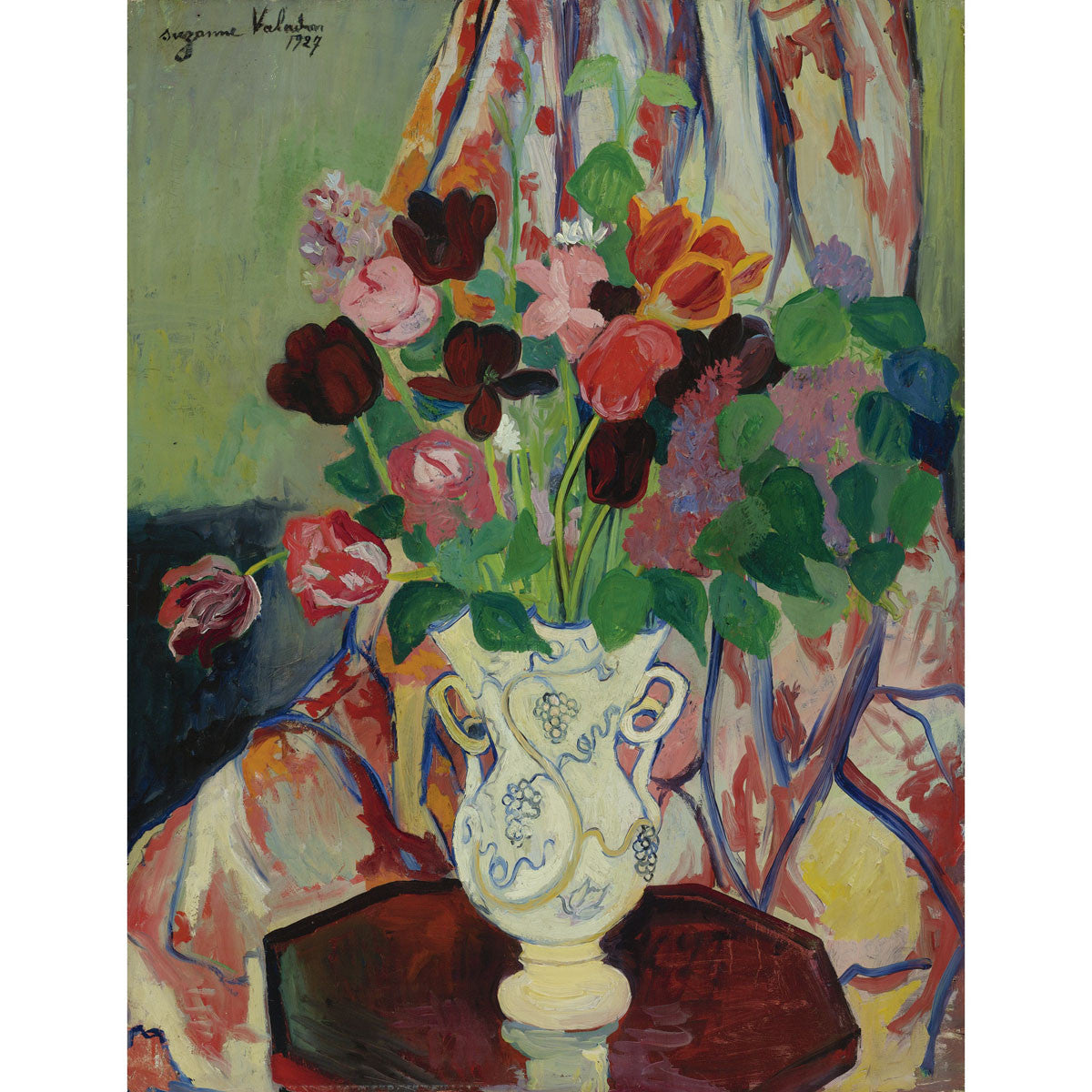 Suzanne Valadon - Bouquet De Tulipes-Reproduction-Get Custom Art