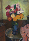 Suzanne Valadon - Flowers on a Round Table