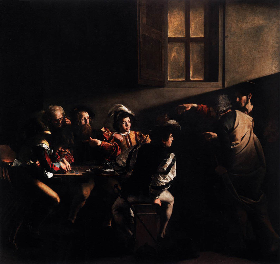 Caravaggio - The Calling of Saint Matthew