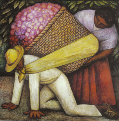Diego Rivera - The Flower Carrier (formerly The Flower Vendor)