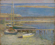 Theodore Robinson - Boats at a Landing