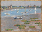 Theodore Robinson - Low Tide, Riverside Yacht Club