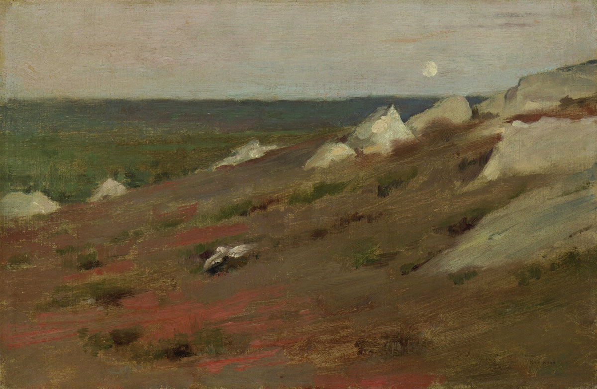Theodore Robinson - Moon Rise, Rochers Brutées-Reproduction-Get Custom Art