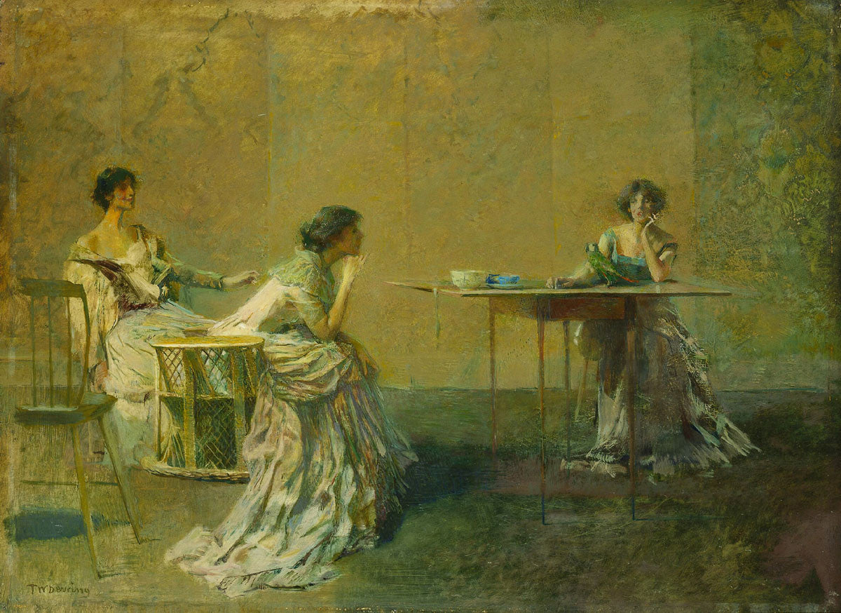 Thomas Dewing - The Gossip