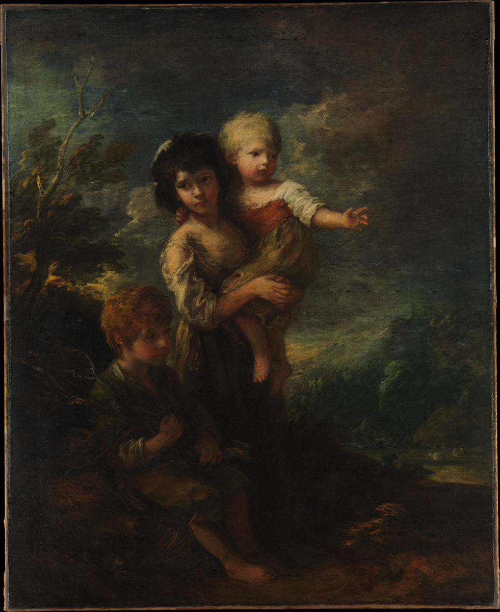 Thomas Gainsborough - Cottage Children (The Wood Gatherers)-Reproduction-Get Custom Art