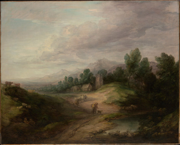 Thomas Gainsborough - Wooded Upland Landscape