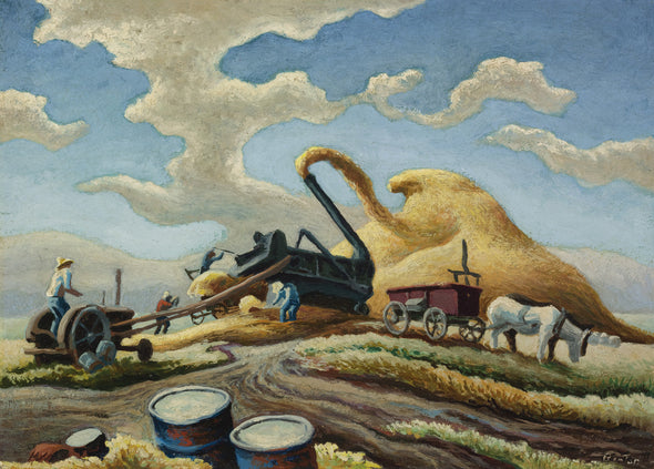 Thomas Hart Benton - Rice Threshing