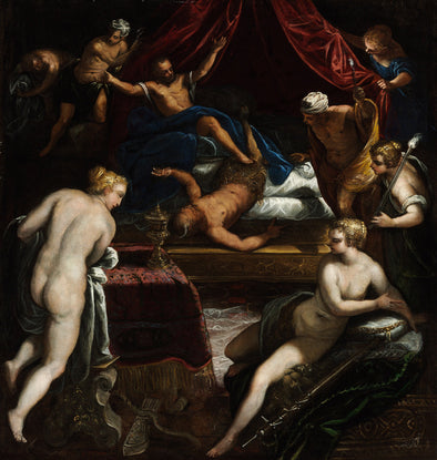 Tintoretto - Hercules Expelling the Faun from Omphale's Bed