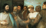 Titian - Christ and the Woman Taken in Adultery