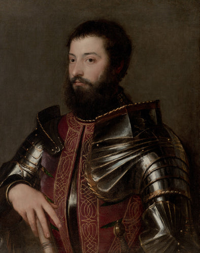 Titian - Portrait of a Man in Armor