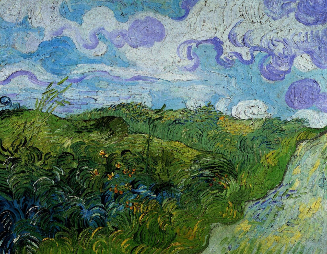 Vincent van Gogh - Green Wheat Fields