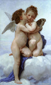 William-Adolphe Bouguereau - Kiss (L'Amour et Psyché, enfants)