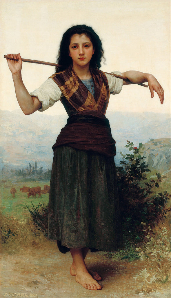 William-Adolphe Bouguereau - The Shepherdess