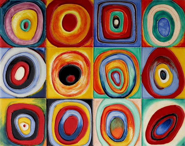 Wassily Kandinsky - Farbstudie Quadrate