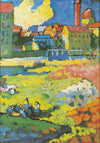 Wassily Kandinsky - Munich-Schwabing with the Church of St. Ursula