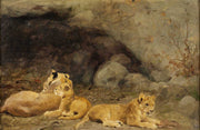 Wilhelm Kuhnert - Lion-Cubs