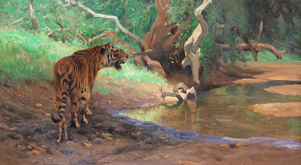 Wilhelm Kuhnert - Tiger in the Jungle