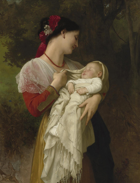William-Adolphe Bouguereau - Admiration Maternelle