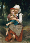 William-Adolphe Bouguereau - Breton Brother and Sister