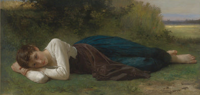 William-Adolphe Bouguereau - Girl Lying