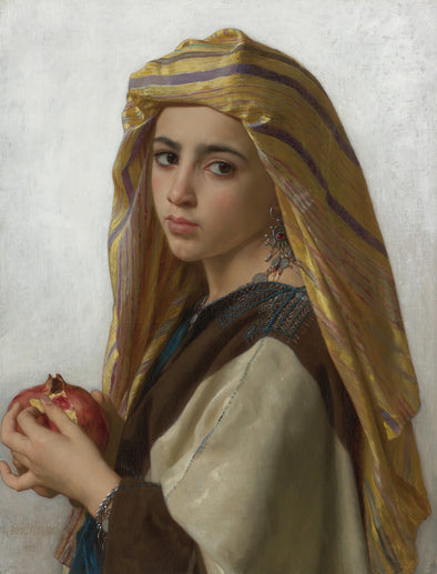 William-Adolphe Bouguereau - Girl with a Pomegranate