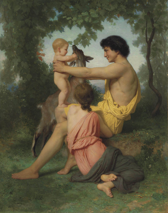 William-Adolphe Bouguereau - Idyll Ancient Family
