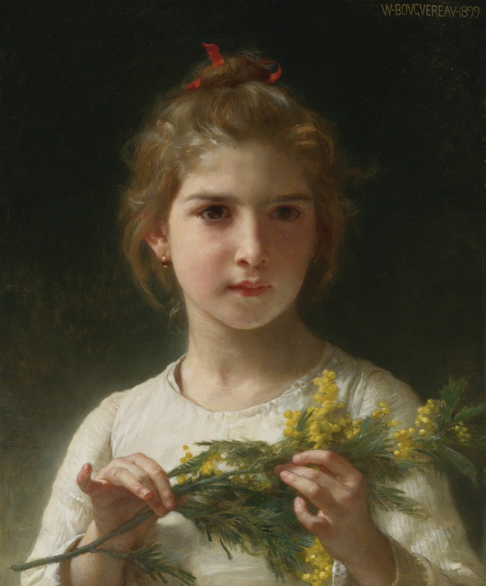 William-Adolphe Bouguereau - The Mimosa Flower