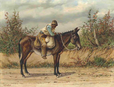 William Aiken Walker - Young Boy on a Mule