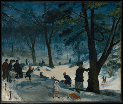 William Glackens - Central Park, Winter