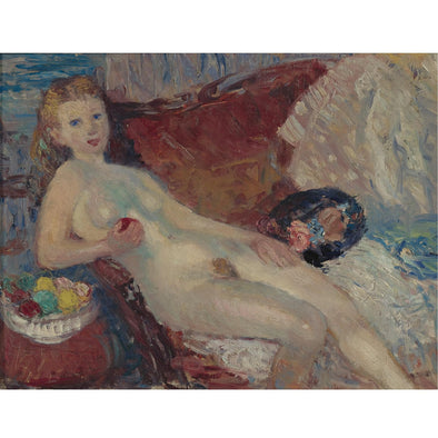 William Glackens - Study for Nude with Apple