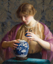 William McGregor Paxton - The Blue Jar