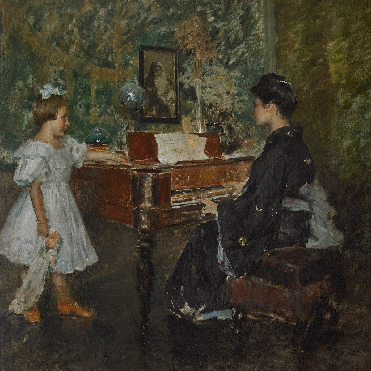 William Merritt Chase - The Music Lesson